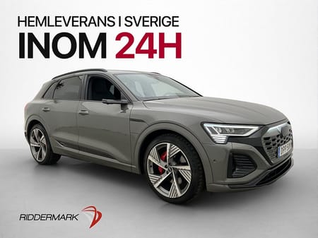 Audi Q8 55 e-tron quattro Q S-Line Pano B&O Skinn 360° CarPlay MOMS