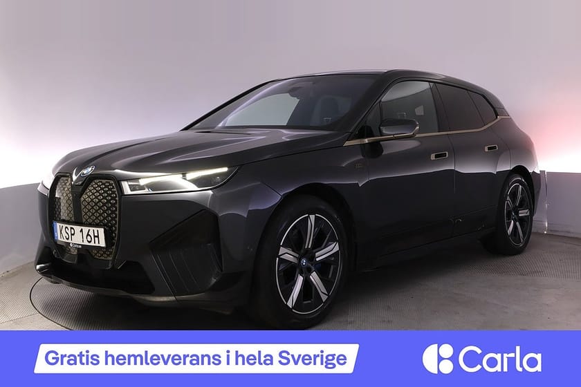 Bild 1 av BMW iX xDrive50 Sport Laser Drag H/K Pano BSM 360 HUD Elstol