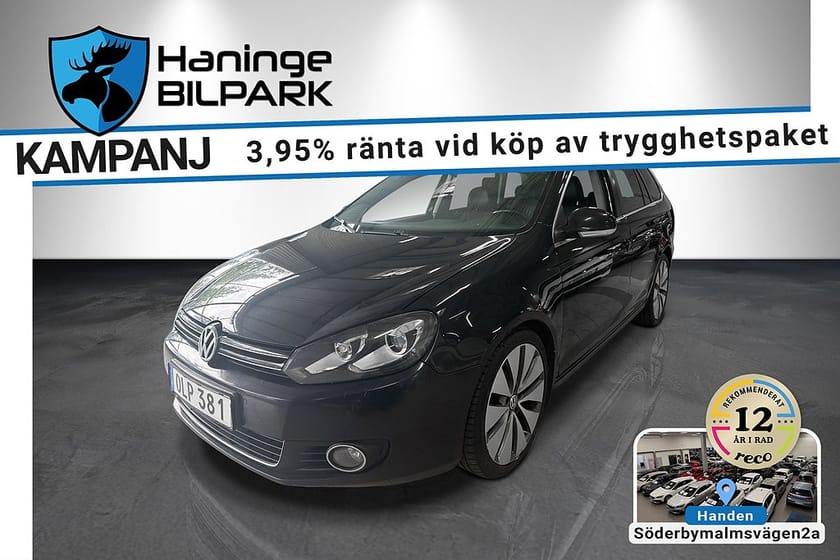 Bild 1 av Volkswagen Golf Variant 1,4 TSI 160hk DSG SUPERDEAL 3,95%/ Skinn Pano