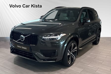 Volvo XC90 7 Säten Recharge T8 R-Design 7-Sits Läder Drag B/W