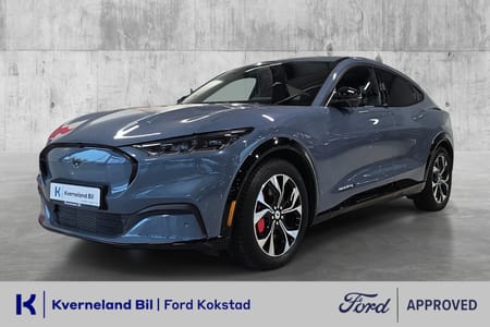 Ford Mustang Mach-E Long Range AWD ACC/Skinn/360/Reg2023/Lav kilometer!