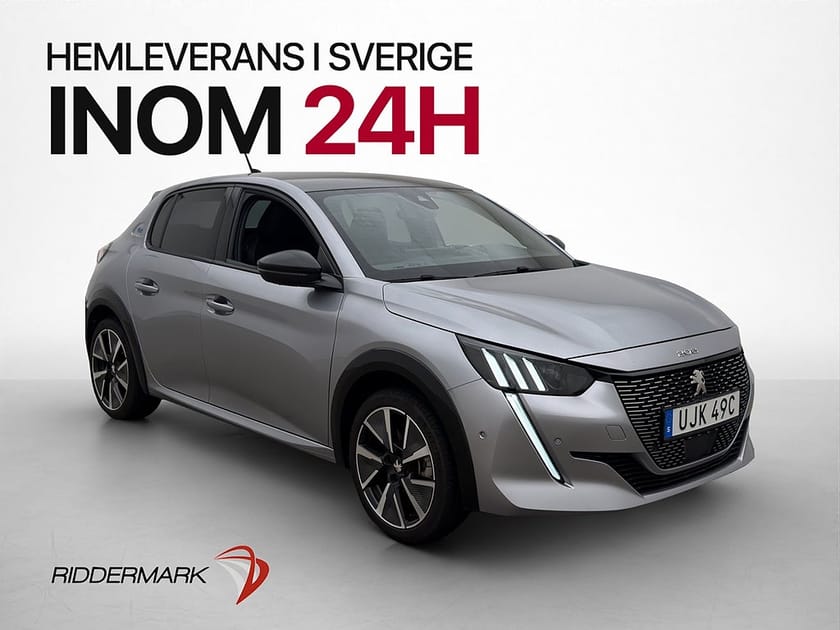 Bild 4 av Peugeot e-208 136hk GT Pack Kamera CarPlay Navi Adaptiv-Fart