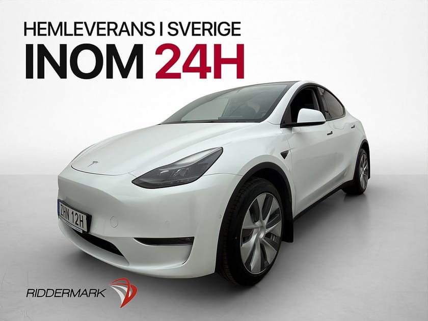 Bild 4 av Tesla Model Y Long Range AWD Dragkrok Skinn Pano En ägare