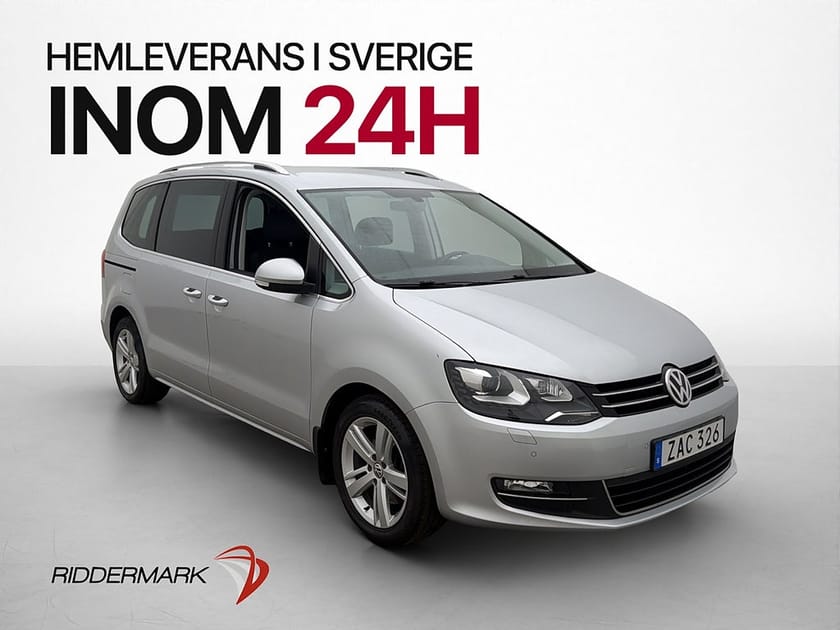Bild 1 av Volkswagen Sharan 2.0 TDI 4M 184hk 7-sits Drag Kamera PDC