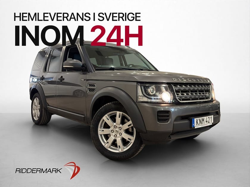 Bild 1 av Land Rover Discovery 3.0 TDV6 4WD 7-Sits D-Värm Skinn Luftfj