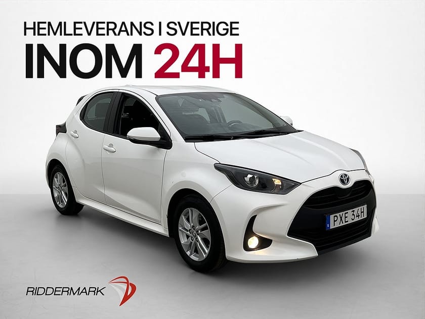 Bild 1 av Toyota Yaris Hybrid Active Kamera CarPlay Rattvärm Adaptiv-F