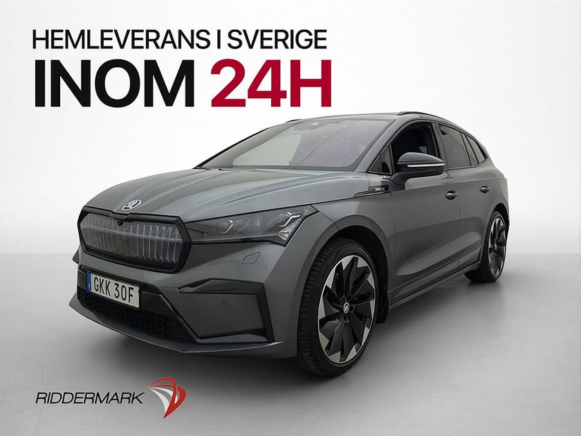 Bild 1 av Škoda Enyaq iV 80x Skoda Sportline Pano Head Up Canton Dragkrok 360°
