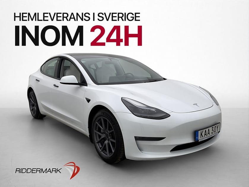 Bild 4 av Tesla Model 3 Long Range AWD Dragkrok Ljus interiör AP