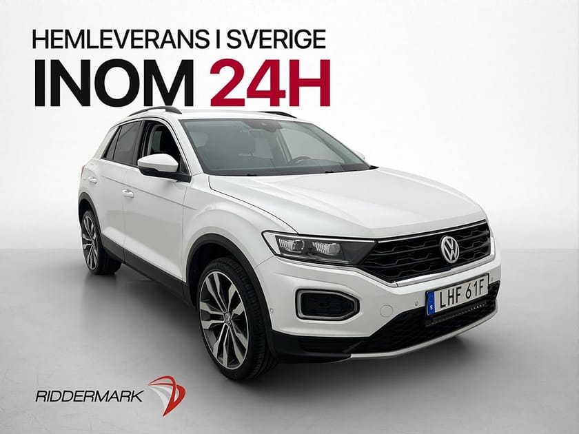 Bild 1 av Volkswagen T-Roc 1.5 TSI 150hk Base Dragkrok CarPlay P-Sens