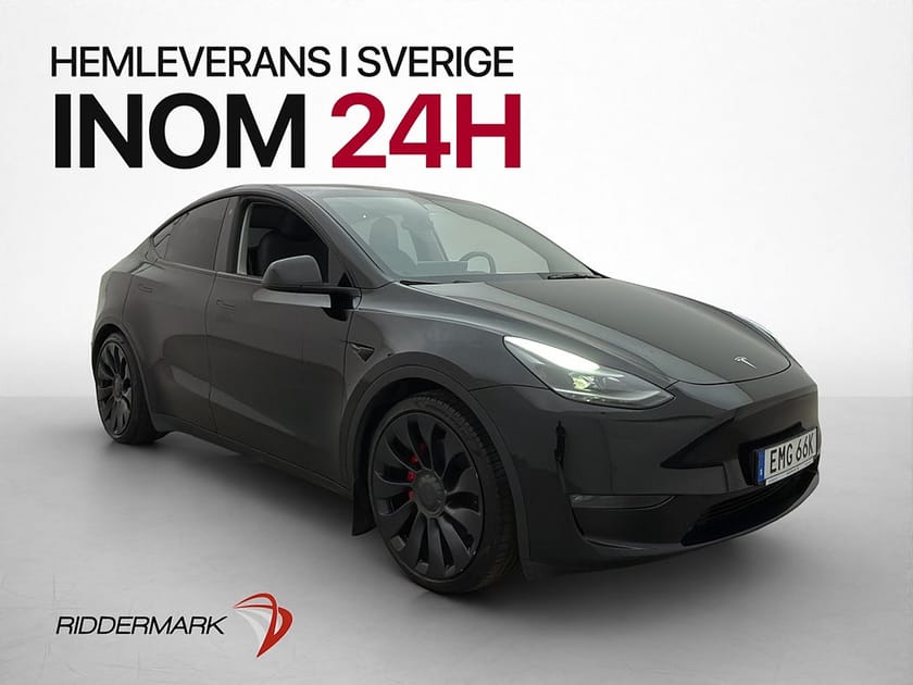 Bild 1 av Tesla Model Y Performance AWD Drag AP Moms 1 Brukare