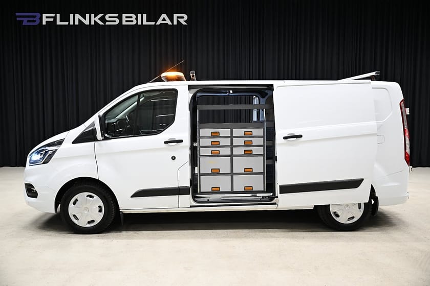 Bild 5 av Ford Transit Custom 300 130HK L2|Automat|Servicebil|Dubbeldörr|Inredning