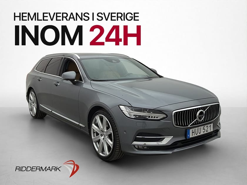 Bild 3 av Volvo V90 D5 AWD Inscription VOC Pano B&W 360 HuD Skinn Drag