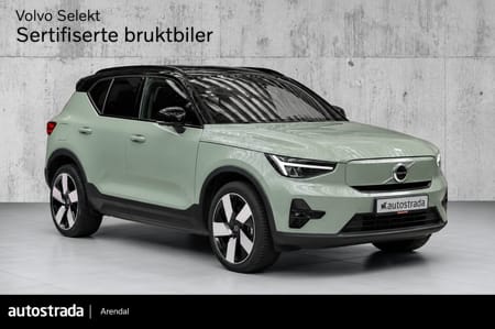 Volvo XC40 Recharge Single Motor Ultimate | H/K | 360 | Skinn | Minne | Pano | Krok |
