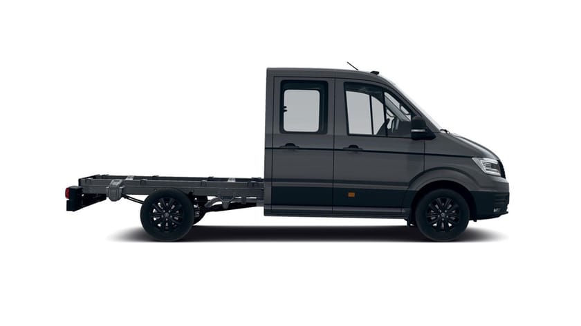 Bild 2 av Volkswagen Crafter Chassi Double Cab 35 DH TDI 177hk 4M Chicagolåda Lagerbil