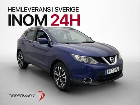 Nissan Qashqai 1.2 DIG-T Tekna Pano 360° Navi Läder BLIS