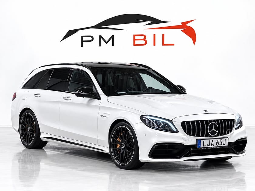 Bild 2 av Mercedes-Benz AMG C 63 S T C63 Skalstolar Keramiska Kolfiber Pano Drag S&V-Hjul