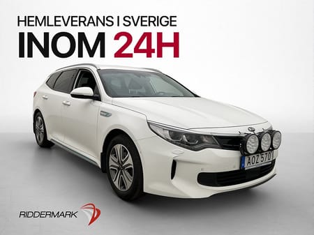Kia Optima Sport Wagon Plug-in Hybrid PHEV H/K Skinn 360° CarPlay Drag 205h