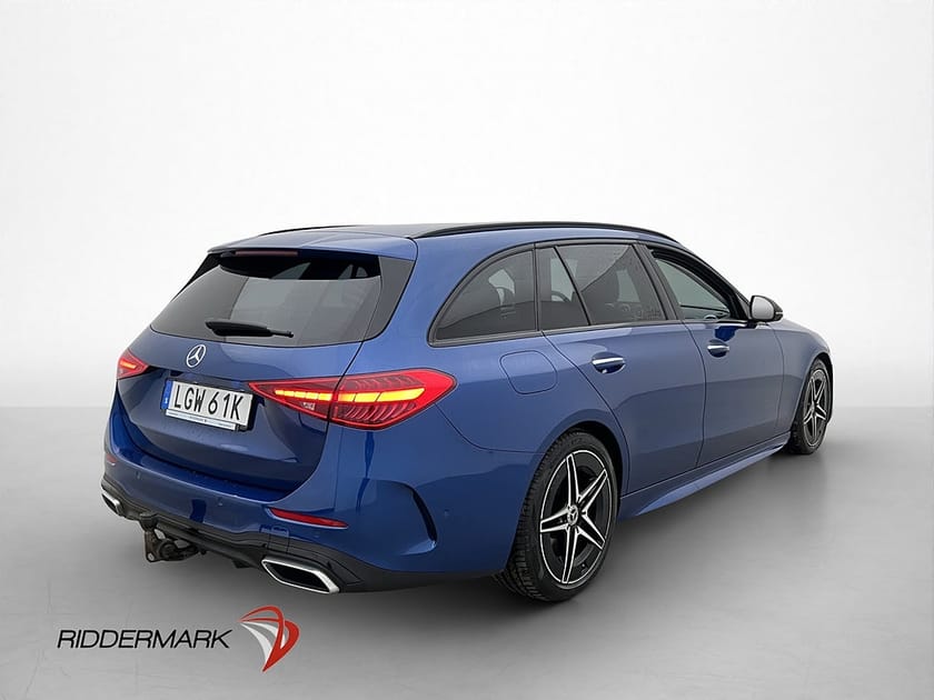 Bild 4 av Mercedes-Benz C 220 T d 4MATIC 220d AMG Pano Värmare 360° Navi HUD Drag