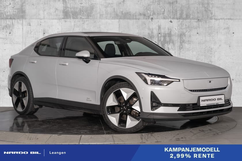 Bilde 1 av Polestar 2 Long Range Dual Motor 421 hk Plus Pilot. 558 WLTP/Krok/Pixel/Soltak/360