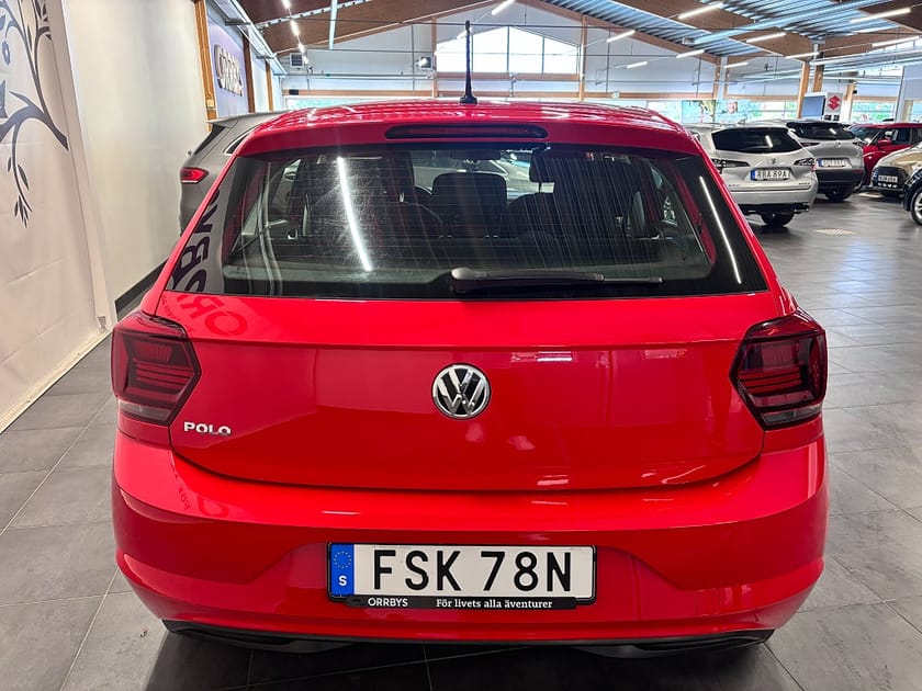 Bild 4 av Volkswagen Polo 1.0 TSI OPF Aut 95Hk Base Motorvärmare V-hjul Bluetooth