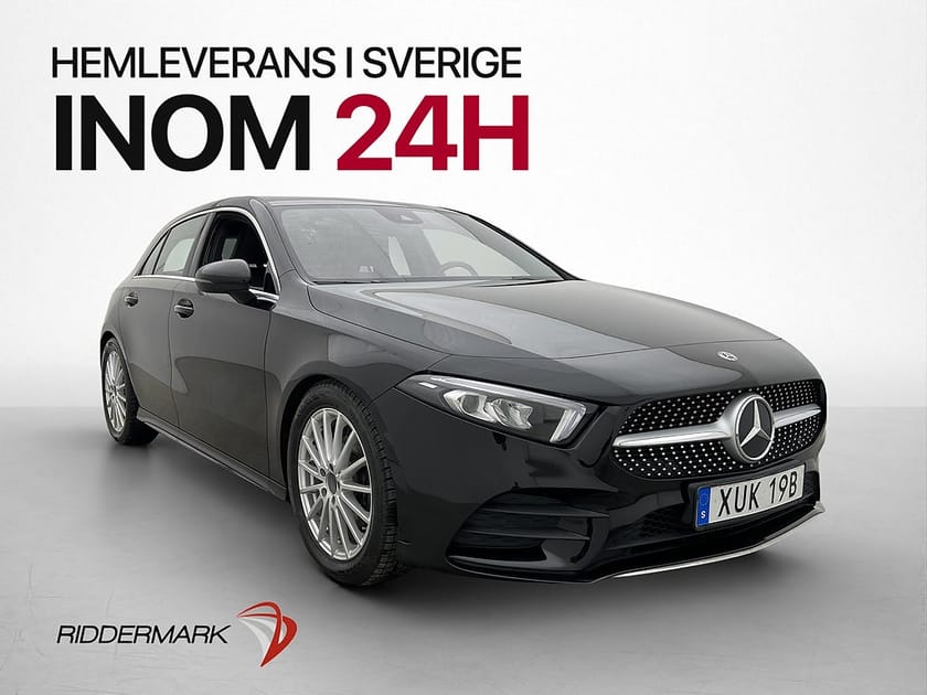 Bild 3 av Mercedes-Benz A 180 136hk AMG Kamera CarPlay Halvskinn