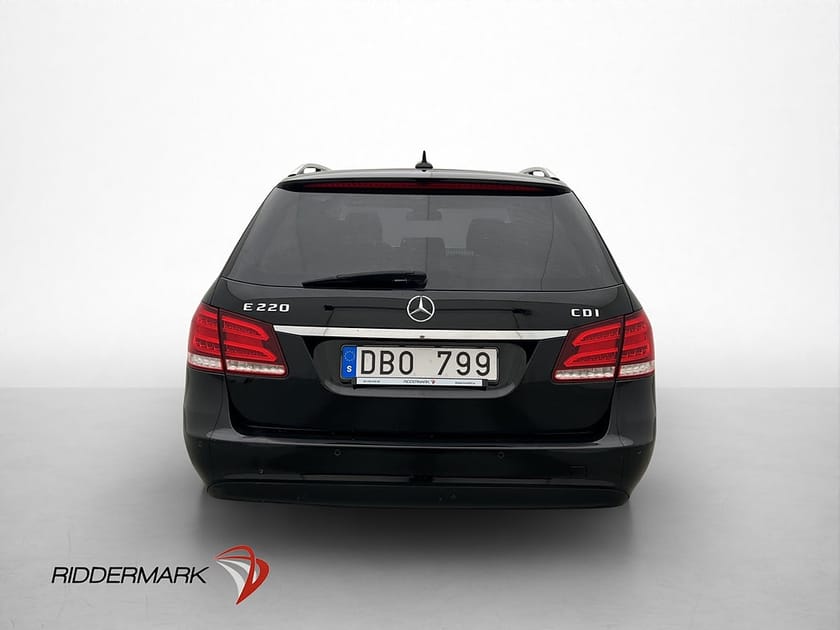 Bild 3 av Mercedes-Benz E 220 T BlueTEC BE 200 170hk Navi Drag Halvskinn Bluetooth