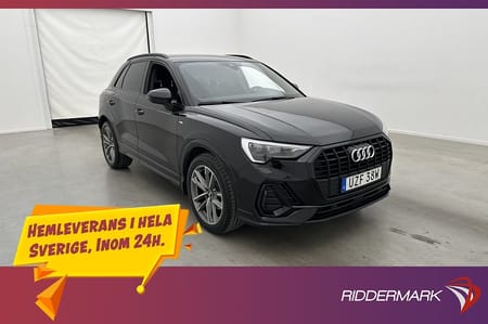 Audi Q3 35 TFSI 150hk S-Line Cockpit Blackoptik Värmare