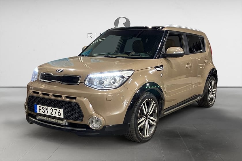 Bild 1 av Kia Soul 1.6 GDI 132 HK GLS PANO PDC M&K 0.56L/MIL 16100MIL 18"