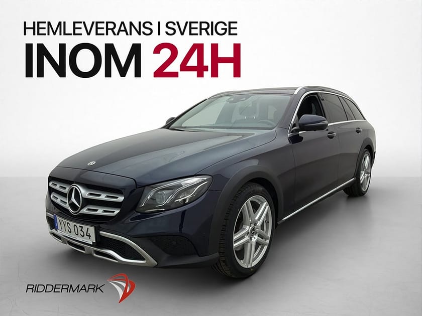Bild 3 av Mercedes-Benz E 220 d 4MATIC All-Terrain E220 4M Pano Drag HUD Burmester