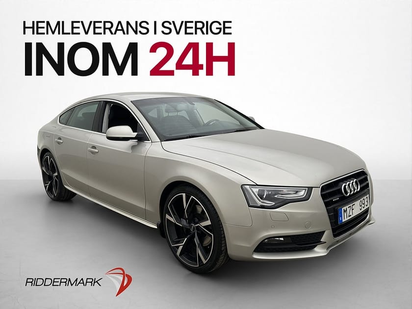 Bild 1 av Audi A5 Sportback TFSI 2.0 Quattro Sensorer Skinn/Alcantara