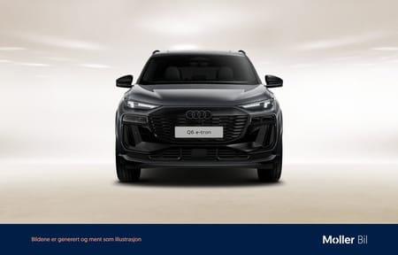 Audi Q6 e-tron q s line pro black