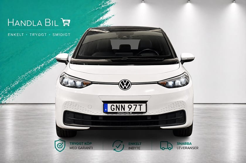 Bild 3 av Volkswagen ID.3 Pro Performance P-värm Adaptivf Rattv Navi Nybes