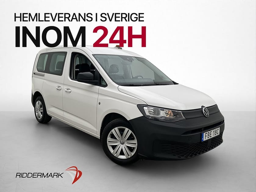 Bild 1 av Volkswagen Caddy Life 1.5TSI 5-Sits Värmare PDC Skinn Moms