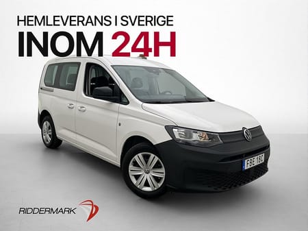Volkswagen Caddy Life 1.5TSI 5-Sits Värmare PDC Skinn Moms