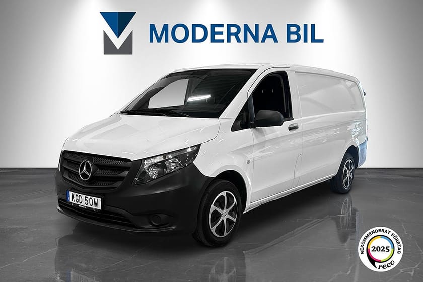 Bild 1 av Mercedes-Benz Vito 114 CDI 2.8t 136hk 9G-Tronic Lång Moms B-kamera Drag D-värm