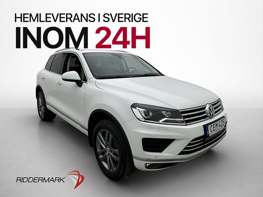 Bild 1 av Volkswagen Touareg 3.0 V6 TDI 4M Drag Kamera Navi Helskinn
