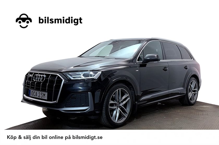 Bild 1 av Audi Q7 50 TDI quattro Q S Line Komfort Alpin 7sits Drag Cockpit+ Värmare