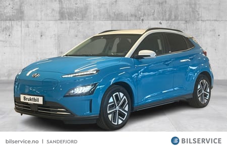 Hyundai Kona Electric 64 kWh Long Range / Skinn / Ventilerte seter / ACC / CarPlay