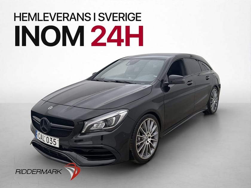 Bild 1 av Mercedes-Benz AMG CLA 45 4MATIC Shooting Brake CLA45 SB 381hk H/K Kamera Navigation