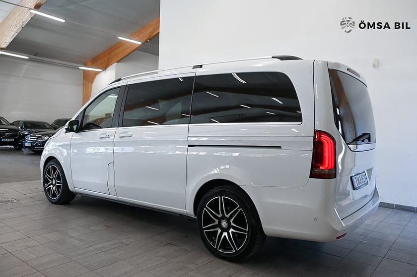 Bild 5 av Mercedes-Benz V 250d 4MATIC 3.2t Avantgarde 8-SITS/LÅNG/SKINN/KAMERA/VÄRMARE