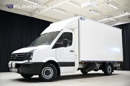 Volkswagen Crafter Chassi 163HK Volymskåp|Bakgavellyft|Sidodörr|Lågmil|Leasbar