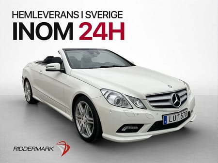 Mercedes-Benz E 200 Cabriolet CGI BE E200 AMG Läder Sportavgas Kamera