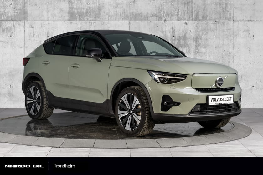 Bilde 1 av Volvo C40 Recharge Twin motor 408 hk Pro. Krok/Pixel lys/360/Soltak/Induktiv lader