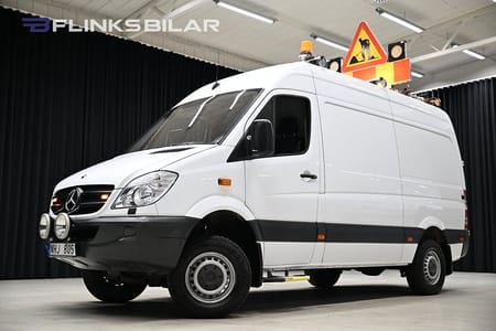 Mercedes-Benz Sprinter 316 CDI 4x4 Skåpbil 163HK Automat|Servicebil|Inredd|EnÄgare|Leasbar