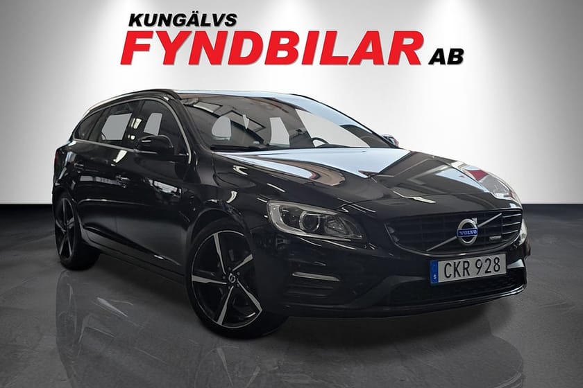 Bild 1 av Volvo V60 T6 Black R AWD 329hk R-design Polestar,Drag