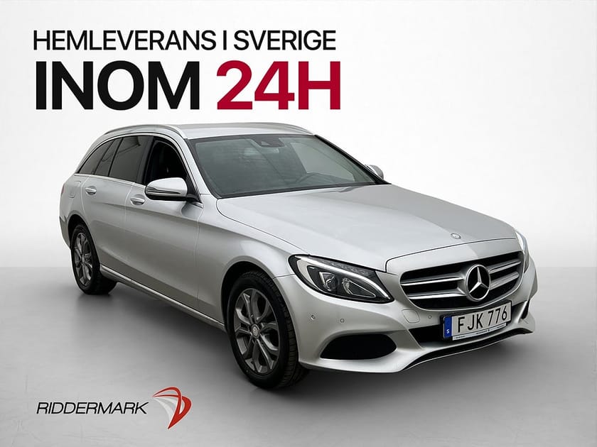 Bild 3 av Mercedes-Benz C 220 T d 4MATIC P-Sensorer Halvskinn Dragkrok
