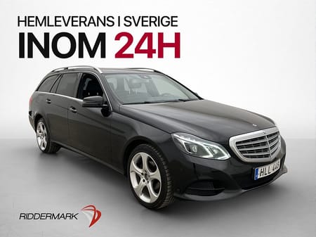 Mercedes-Benz E 220 T BlueTEC BE E220 170hk Drag Sensorer Skinn Farthållare
