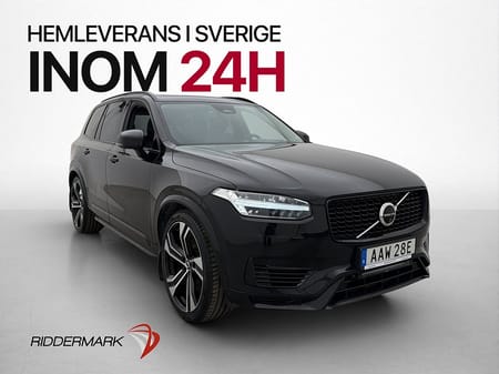 Volvo XC90 T8 Ultimate Dark 7-Sits Pano B&W HUD Luft  MOMS