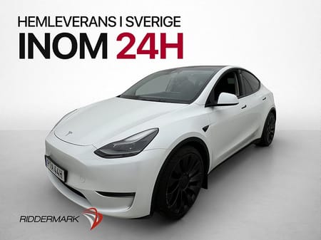 Tesla Model Y Performance AWD Pano Kamera Moms Drag Skinn AP