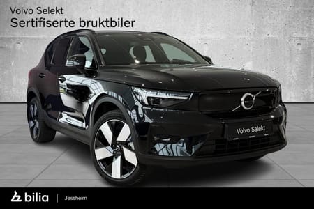 Volvo XC40 Recharge Twin 408Hk AWD Ultimate, Hengerfeste, 360*, Pixel LED, H/K
